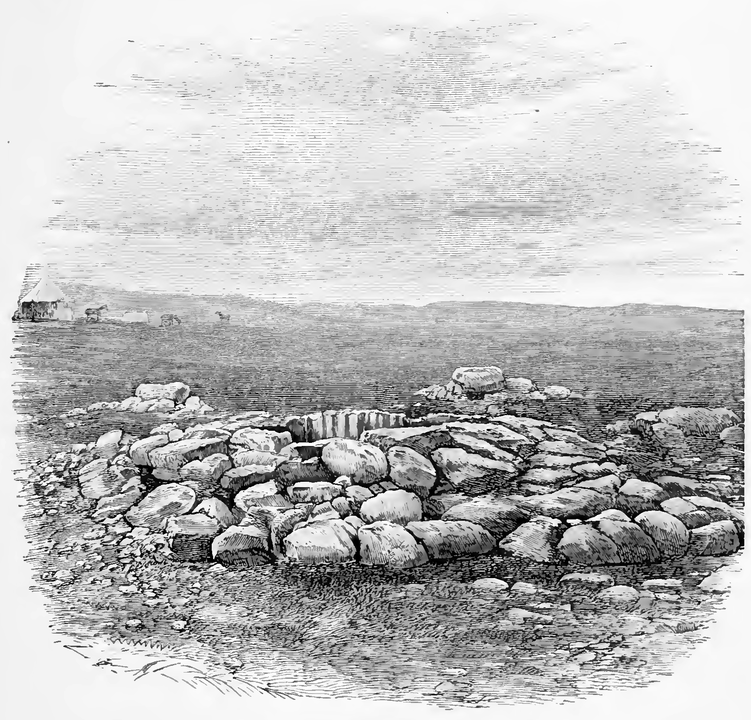 Artist's rendersing of Abraham's Well, 1855