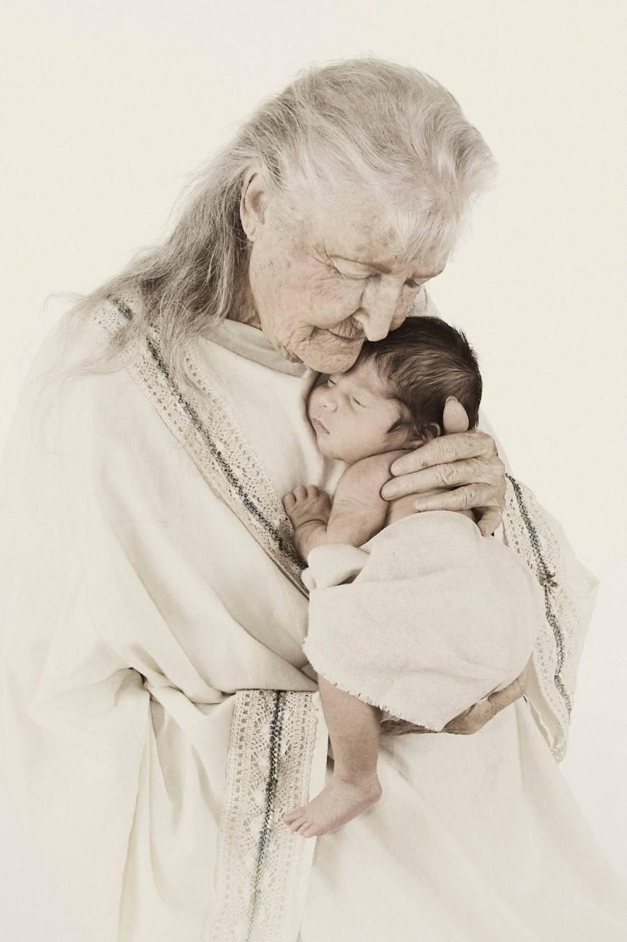 Photo of Sarah with Isaac